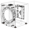 SUBWOOFER PERLISTEN D15-s Subwoofer aktywny 2kW, sterowanie z urządzeń mobilnych, THX Dominus