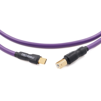 KABEL USB Melodika Purple MDUCB10 USB 2.0 C-B- 1,0m