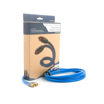 KABEL RCA 2XRCA Melodika Sky Blue SB2R30 3m