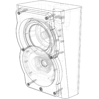 GŁOŚNIKI SURROUND PERLISTEN A2S - 2 SZT